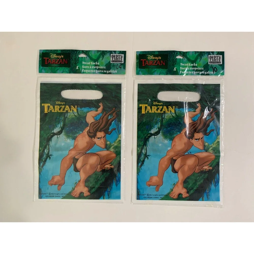 Vtg Disney Tarzan Vintage 1990s Party Express Treat Sacks 2 Packs Hallmark